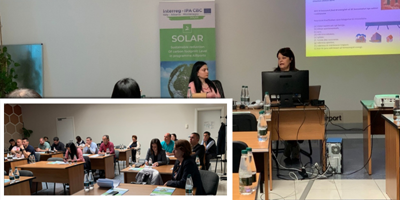 SOLAR project: Training on “Energy efficiency and contribution to the reduction of carbon emissions” at Tirana International Airport